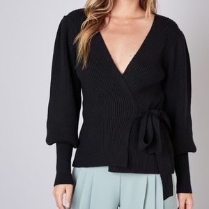 Do+Be Wrap Sweater